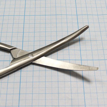 Фото товара Ножницы вертикально-изогнутые 230 мм J-22-074