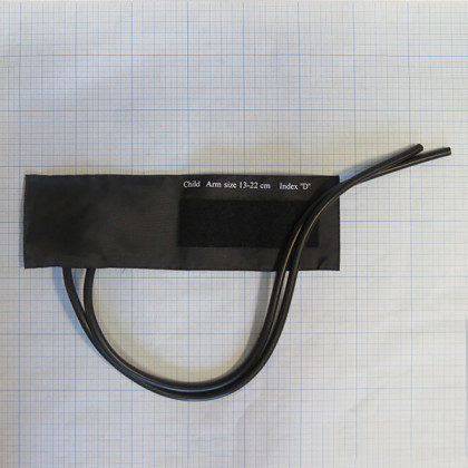 Манжета с камерой двухтрубочная (без скобы) CS Medica №2 D (13-22 см) детская Фото товара Манжета с камерой двухтрубочная (без скобы) CS Medica №2 D (13-22 см) детская