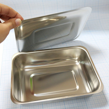 Фото товара Лоток прямоугольный ЛМПр-200 с крышкой