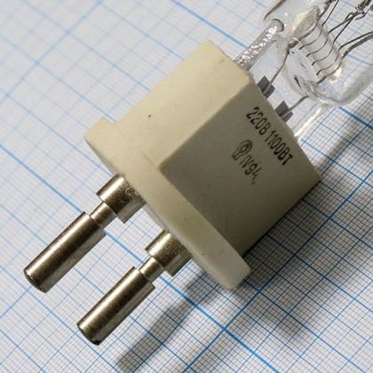 Лампа КГМ 220-1100-1 (G22) Фото товара Лампа КГМ 220-1100-1 (G22)