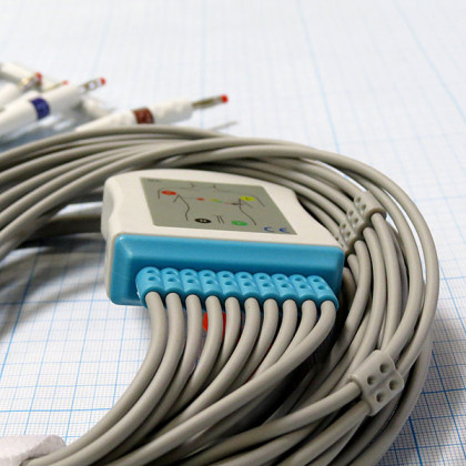 Фото товара Кабель для ЭКГ Cardiovit AT-1, AT-2, AT-101, КНР 