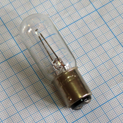 Лампа OP 13347 6V 15W BA15d Фото товара Лампа OP 13347 6V 15W BA15d