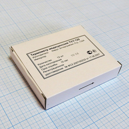 Фото товара Термометр ртутный медицинский TVY-120