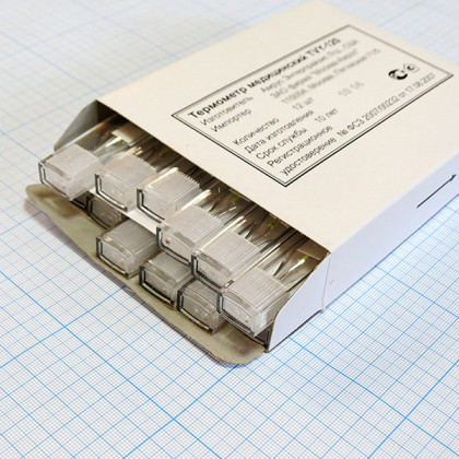 Фото товара Термометр ртутный медицинский TVY-120