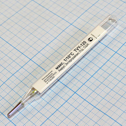 Фото товара Термометр ртутный медицинский TVY-120