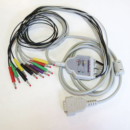 Кабель для ЭКГ MAC 400, 500, 600, 800, 1000, 1100, 1200, 1600, КНР Фото товара Кабель для ЭКГ MAC 400, 500, 600, 800, 1000, 1100, 1200, 1600, КНР