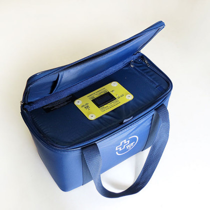 Сумка-холодильник медицинская с электронным индикатором, 4 л Фото товара Сумка-холодильник медицинская с электронным индикатором, 4 л