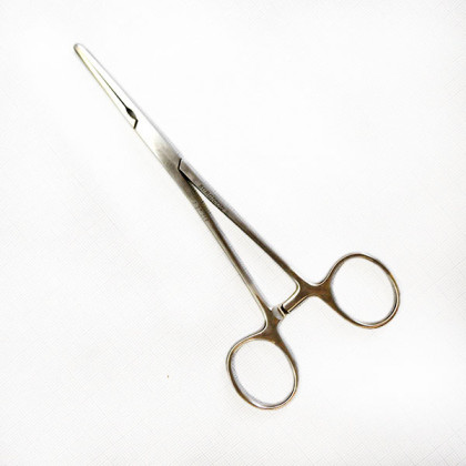 Зажим кровоостанавливающий зубчатый прямой №2 J-17-104 Фото товара Зажим кровоостанавливающий зубчатый прямой №2 J-17-104