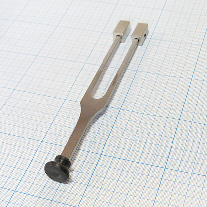 Камертон стальной с грузиками C128 J-31-027 Фото товара Камертон стальной с грузиками C128 J-31-027