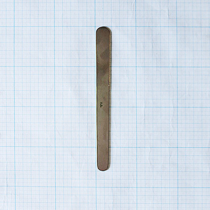 Шпатель медицинский металлический ОР-7-300 Фото товара Шпатель медицинский металлический ОР-7-300