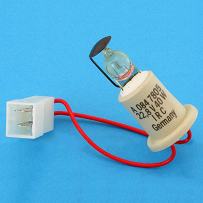 Лампа 22,8V 40W IRC Medizin Dr.Fischer (аналог MERILUX 22,8V 40W K8 CODE 485761 Merivaara) Фото товара Лампа 22,8V 40W IRC Medizin Dr.Fischer (аналог MERILUX 22,8V 40W K8 CODE 485761 Merivaara)