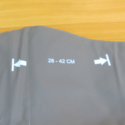 Манжета однотрубочная без кольца, большая, для окружности плеча 28-42см Фото товара Манжета однотрубочная без кольца, большая, для окружности плеча 28-42см