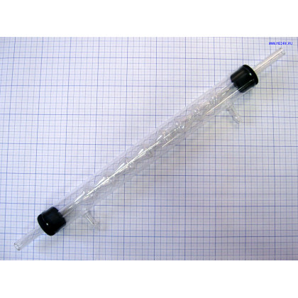 Дистиллятор-холодильник стеклянный Фото товара Дистиллятор-холодильник стеклянный