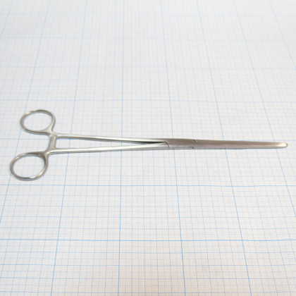 Зажим кровоостанавливающий зубчатый прямой №3 17-256 Фото товара Зажим кровоостанавливающий зубчатый прямой №3 17-256