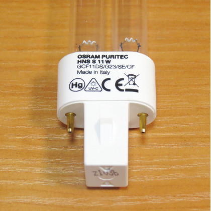 Лампа бактерицидная HNS S 11W G23 Фото товара Лампа бактерицидная HNS S 11W G23