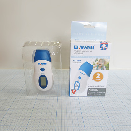 Термометр инфракрасный B.Well WF-1000 Фото товара Термометр инфракрасный B.Well WF-1000
