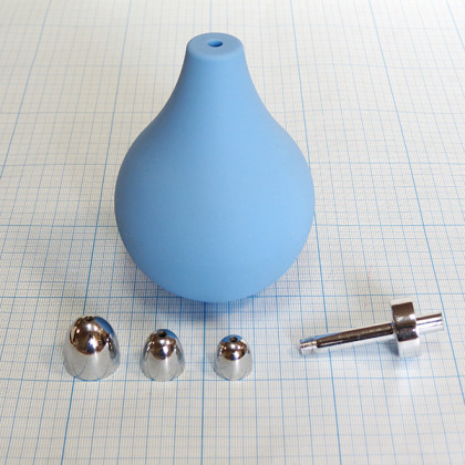 Баллон Политцера для ЛОР-продуваний в комплекте с 3 оливами A.Politzer Фото товара Баллон Политцера для ЛОР-продуваний в комплекте с 3 оливами A.Politzer