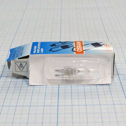 Лампа галогенная Osram 64265 6V 30W G4 (аналог Philips 5761 6V 30W G4) Фото товара Лампа галогенная Osram 64265 6V 30W G4 (аналог Philips 5761 6V 30W G4)