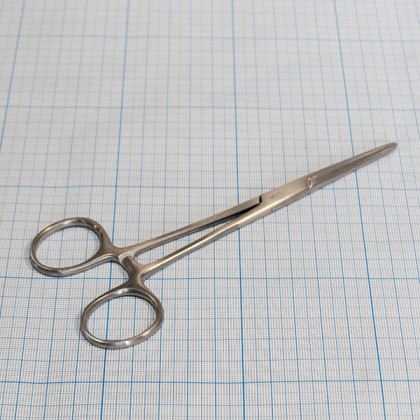 Зажим кровоостанавливающий зубчатый прямой №1 17-252 Фото товара Зажим кровоостанавливающий зубчатый прямой №1 17-252