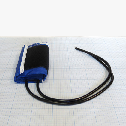 Манжета с камерой двухтрубочная (со скобой)  22-32 см (манжета нейлон, камера латекс) Фото товара Манжета с камерой двухтрубочная (со скобой)  22-32 см (манжета нейлон, камера латекс)