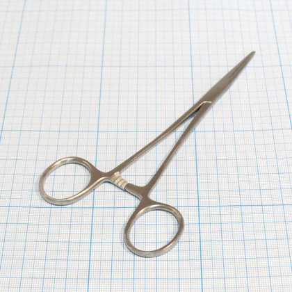 Зажим Москит кровоостанавливающий, прямой, 150 мм 17-302 Фото товара Зажим Москит кровоостанавливающий, прямой, 150 мм 17-302