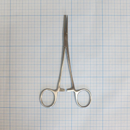 Зажим Москит кровоостанавливающий, прямой, 150 мм 17-302 Фото товара Зажим Москит кровоостанавливающий, прямой, 150 мм 17-302