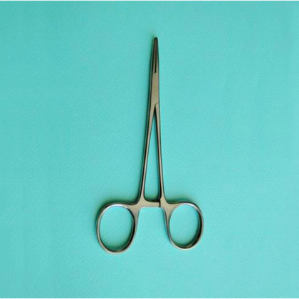 Зажим Москит кровоостанавливающий, прямой, 150 мм 17-302 Фото товара Зажим Москит кровоостанавливающий, прямой, 150 мм 17-302