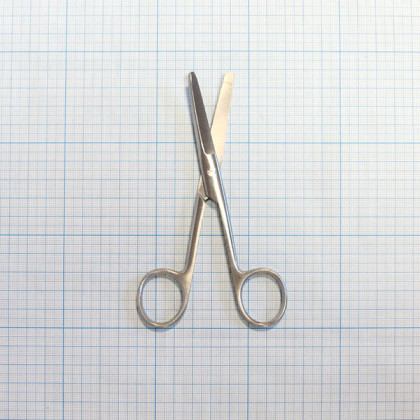 Фото товара Ножницы тупоконечные вертикально-изогнутые 140 мм 13-132 Surgical (Sammar)