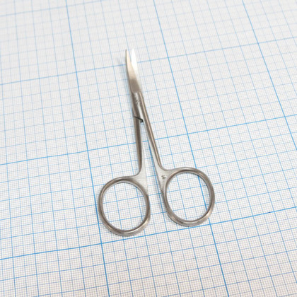 Ножницы остроконечные вертикально-изогнутые 100 мм 13-442 (н-21) Фото товара Ножницы остроконечные вертикально-изогнутые 100 мм 13-442 (н-21)