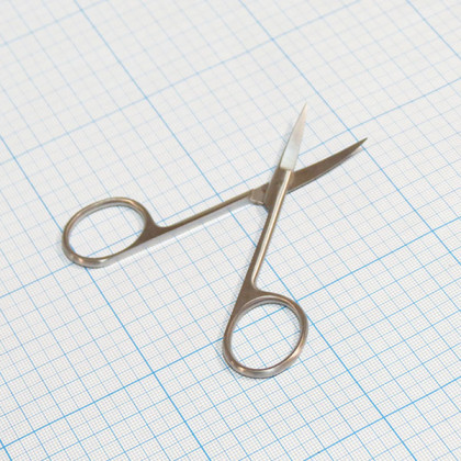 Ножницы остроконечные вертикально-изогнутые 100 мм 13-442 (н-21) Фото товара Ножницы остроконечные вертикально-изогнутые 100 мм 13-442 (н-21)