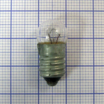 Фото товара Лампа накаливания миниатюрная МН 26-0,12-1 E10/13