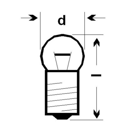 Лампа накаливания МН 6,3-0,3 Фото товара Лампа накаливания МН 6,3-0,3