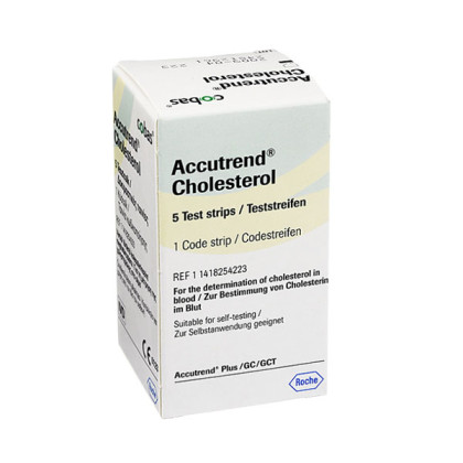 Тест-полоски "Аккутренд холестерин" №5 Фото товара Тест-полоски "Аккутренд холестерин" №5