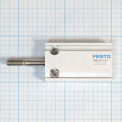 Цилиндр пневматический FESTO EMMZ-20-15-P-A Фото товара Цилиндр пневматический FESTO EMMZ-20-15-P-A
