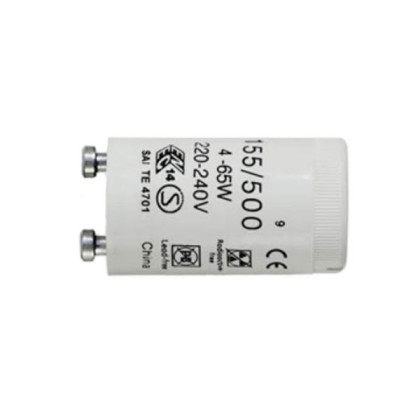 Стартер 155/500 220-240V 4-65W 64087 GE Фото товара Стартер 155/500 220-240V 4-65W 64087 GE