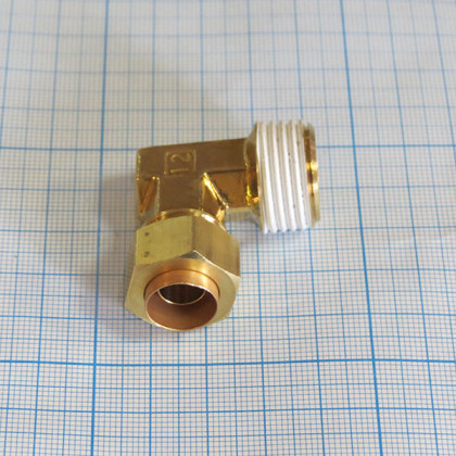 Фото товара Соединение угловое резьбовое 12R1/2 KFL12B-04S