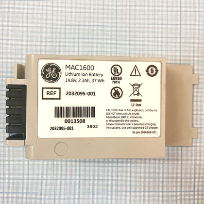 Аккумулятор для электрокардиографа MAC 1600 2035701-001 Фото товара Аккумулятор для электрокардиографа MAC 1600 2035701-001