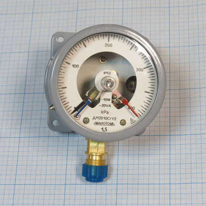 Фото товара Манометр ДМ-2010 CгУ2 (0-400кПа) с фланцем исп. 3