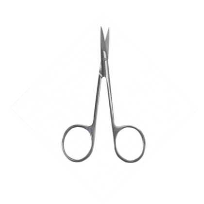 Ножницы глазные прямые остроконечные 115 мм 13-450 Фото товара Ножницы глазные прямые остроконечные 115 мм 13-450