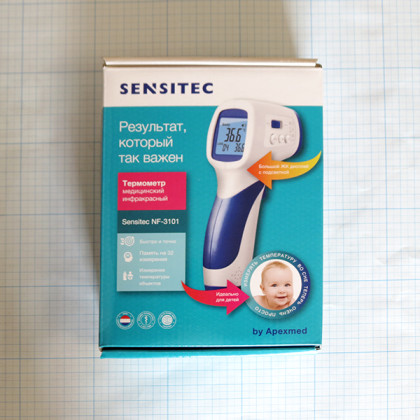 Термометр инфракрасный Sensitec NF 3101 Фото товара Термометр инфракрасный Sensitec NF 3101