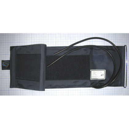 Манжета с камерой для взрослых двухтрубочная на липучке со скобой (32-45) увеличенная х/б Фото товара Манжета с камерой для взрослых двухтрубочная на липучке со скобой (32-45) увеличенная х/б