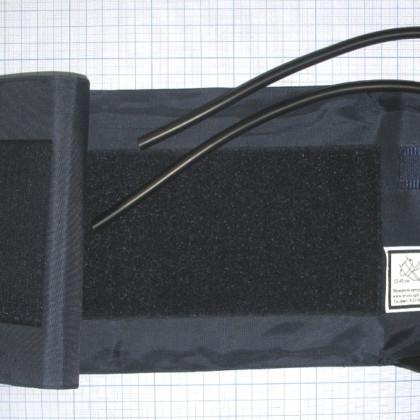 Манжета с камерой для взрослых двухтрубочная на липучке со скобой (32-45) увеличенная х/б Фото товара Манжета с камерой для взрослых двухтрубочная на липучке со скобой (32-45) увеличенная х/б