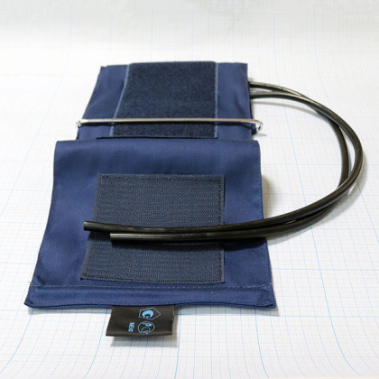 Манжета с камерой для взрослых двухтрубочная на липучке со скобой (32-45) увеличенная х/б Фото товара Манжета с камерой для взрослых двухтрубочная на липучке со скобой (32-45) увеличенная х/б