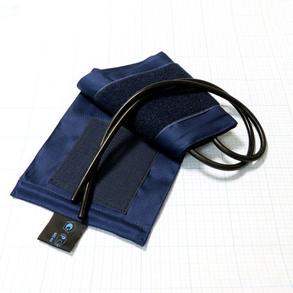 Манжета с камерой для взрослых двухтрубочная на липучке со скобой (32-45) увеличенная х/б Фото товара Манжета с камерой для взрослых двухтрубочная на липучке со скобой (32-45) увеличенная х/б