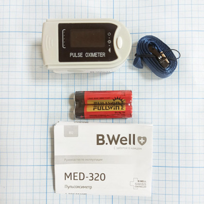 Фото товара Пульсоксиметр напалечный B.Well MED-320