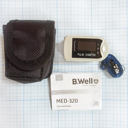 Фото товара Пульсоксиметр напалечный B.Well MED-320