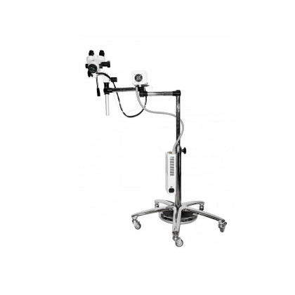 Фото товара Кольпоскоп модульный бинокулярный КМ-2 с галогеновым источником света (пять степеней увеличения) на рычагах