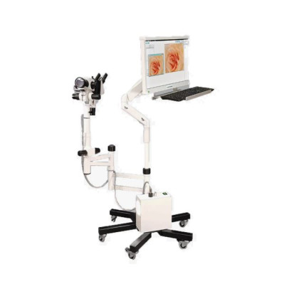 Кольпоскоп на консольном штативе с медицинским монитором и ПК, модель 057 Фото товара Кольпоскоп на консольном штативе с медицинским монитором и ПК, модель 057