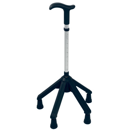 Трость четырехопорная Квадро (эргономическая) Фото товара Трость четырехопорная Квадро (эргономическая)