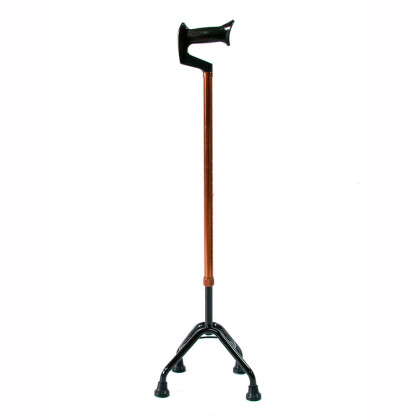 Трость с четырьмя ножками ТР4 (со средним основанием) Фото товара Трость с четырьмя ножками ТР4 (со средним основанием)